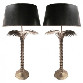 palm tree table lamps photo - 4