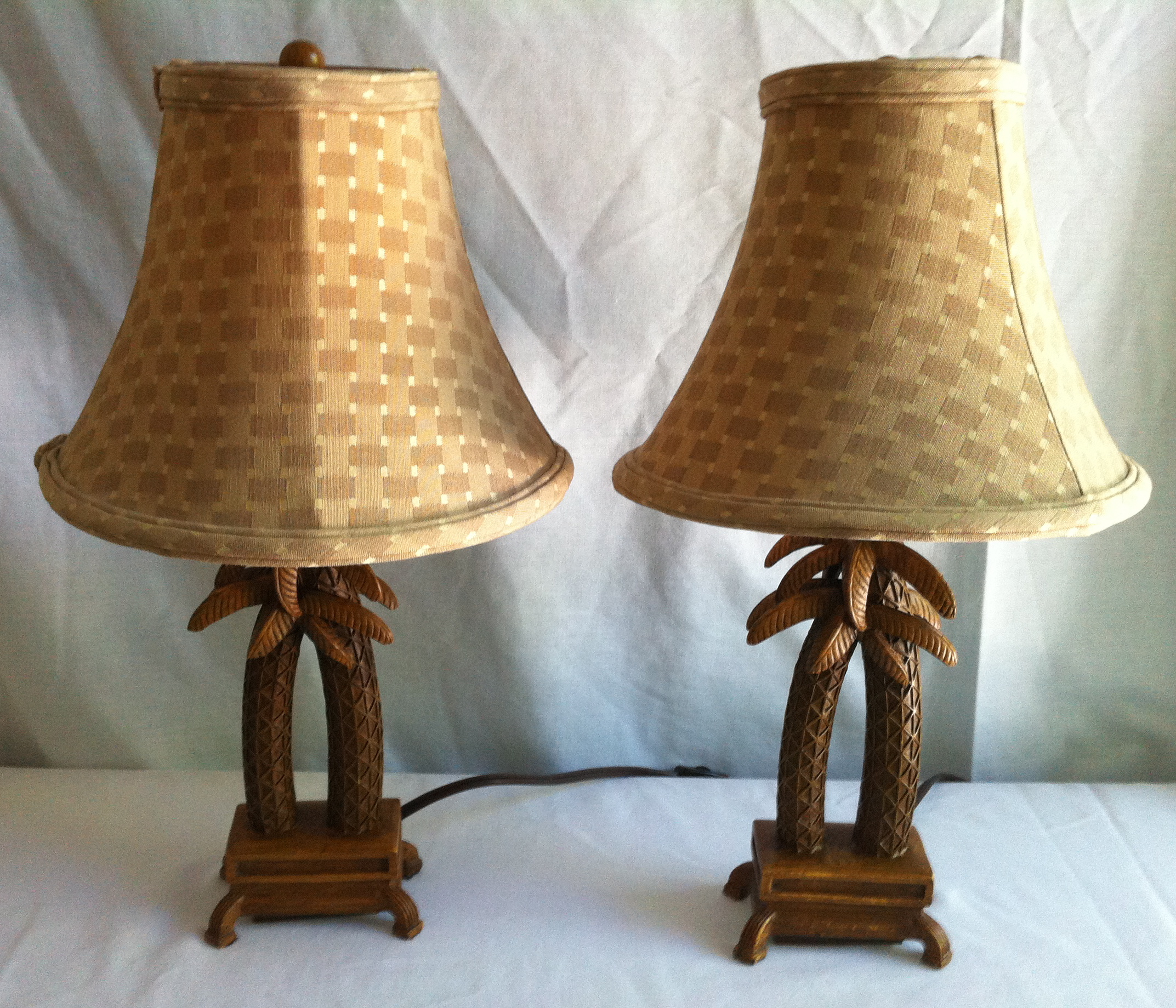 palm tree table lamps photo - 9