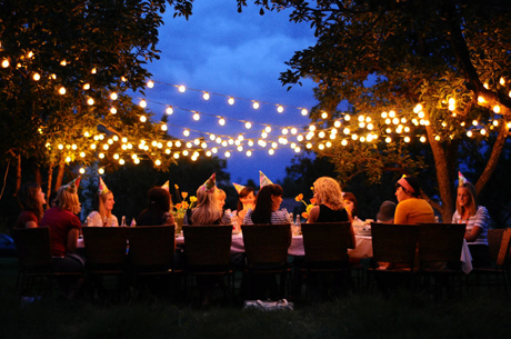 party outdoor lights photo - 4