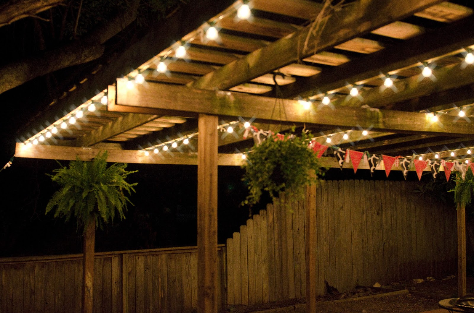 patio wall lights photo - 2