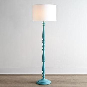 peacock floor lamp photo - 7