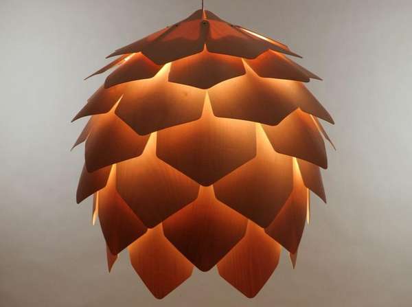 pine cone lamps photo - 1