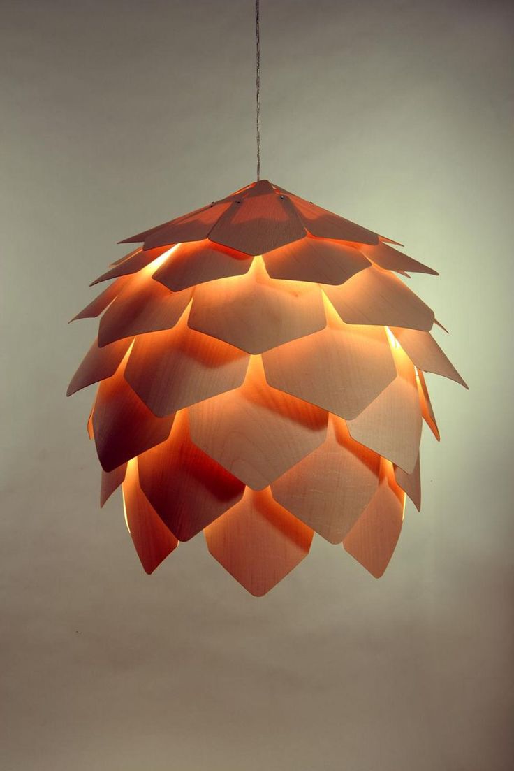 pine cone lamps photo - 9