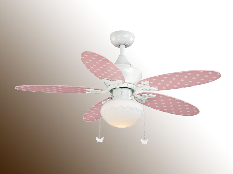 pink ceiling fans photo - 3