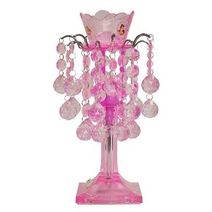 pink chandelier lamp photo - 6