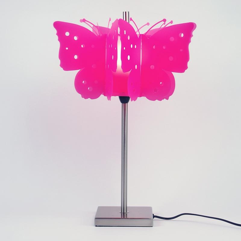 pink table lamp photo - 3