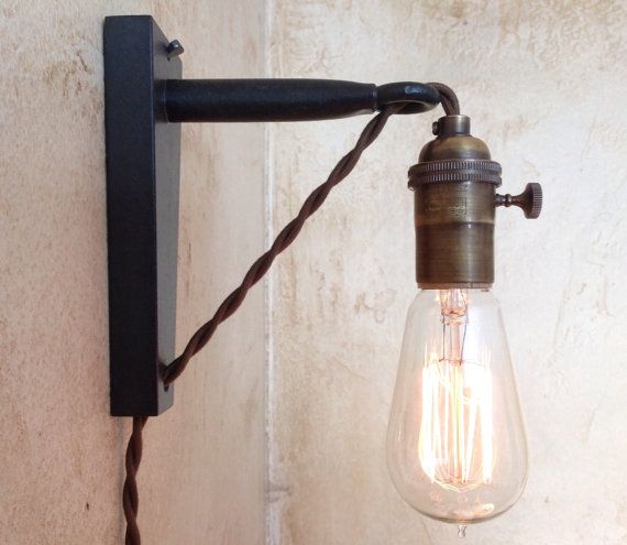 plug in sconce wall light photo - 6