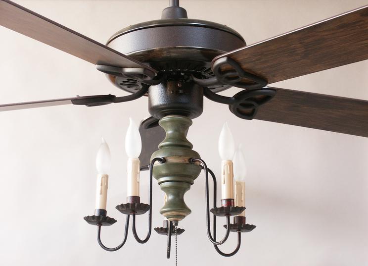 primitive ceiling fans photo - 4