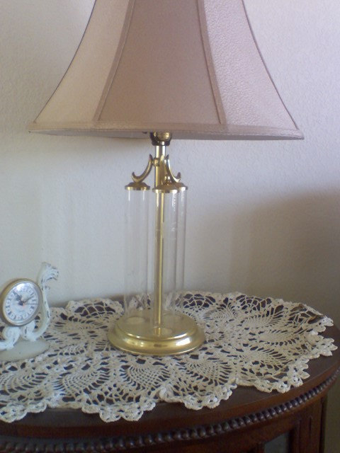 princess house crystal lamp photo - 5