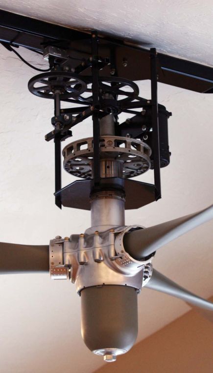 Prop ceiling fan - provides a fashionable appearance to your house