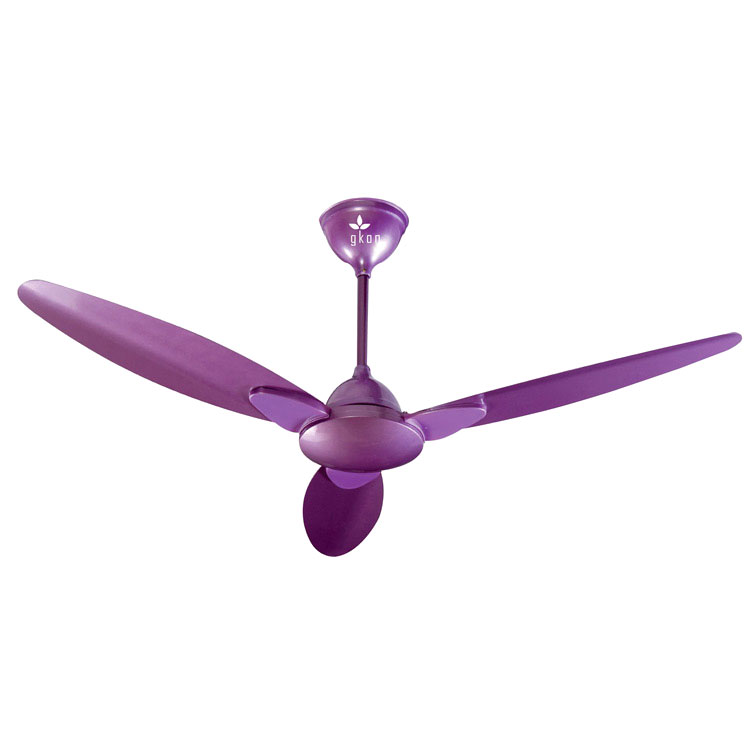 purple ceiling fan photo - 3