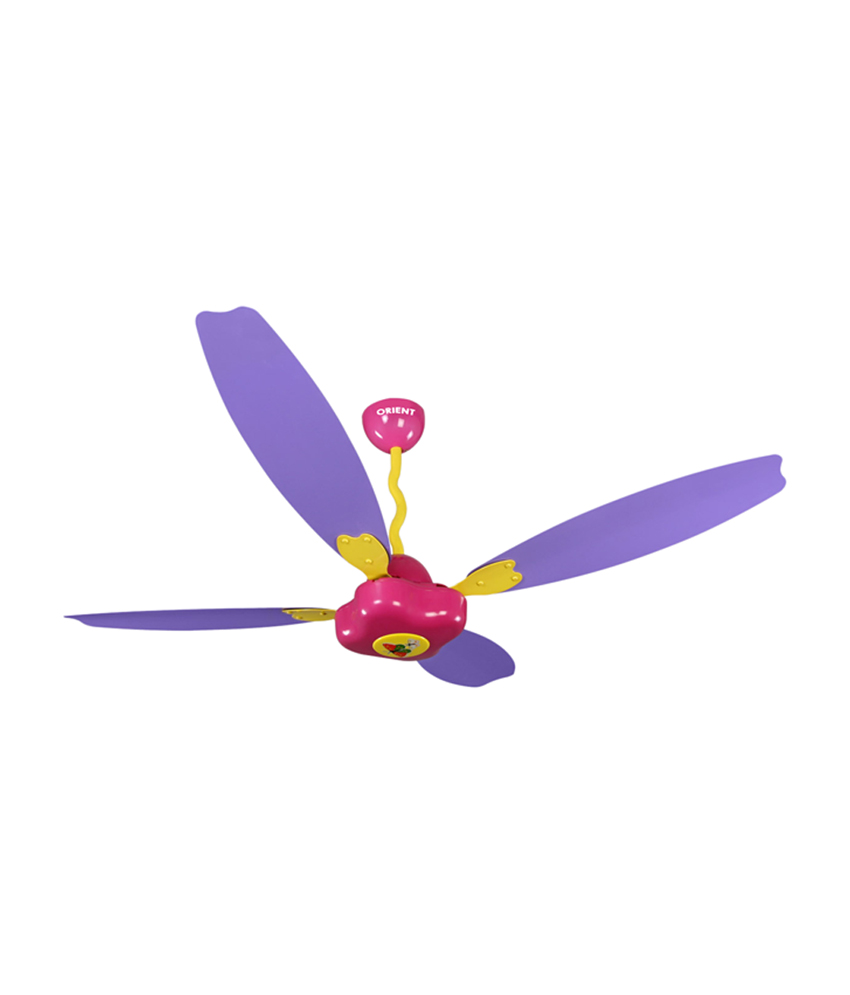 purple ceiling fan photo - 7