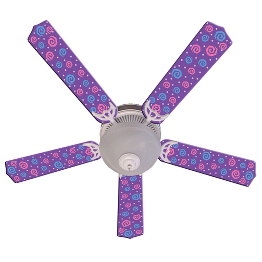 purple ceiling fan photo - 8