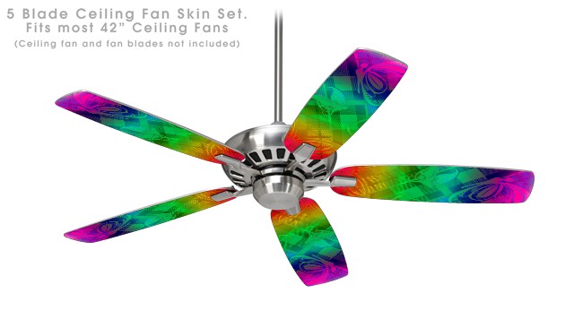 rainbow ceiling fan photo - 10