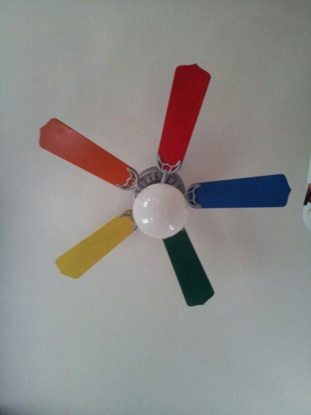 rainbow ceiling fan photo - 2