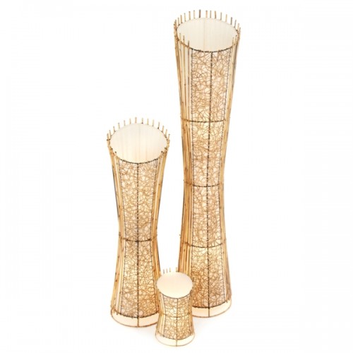 rattan floor lamps photo - 5