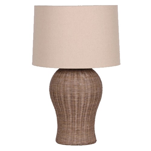 rattan table lamps photo - 4