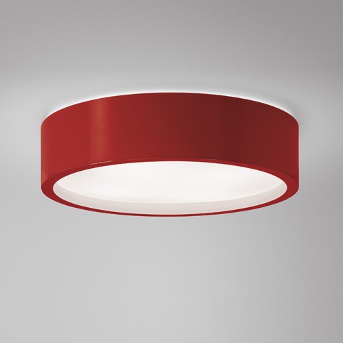 red ceiling light photo - 4