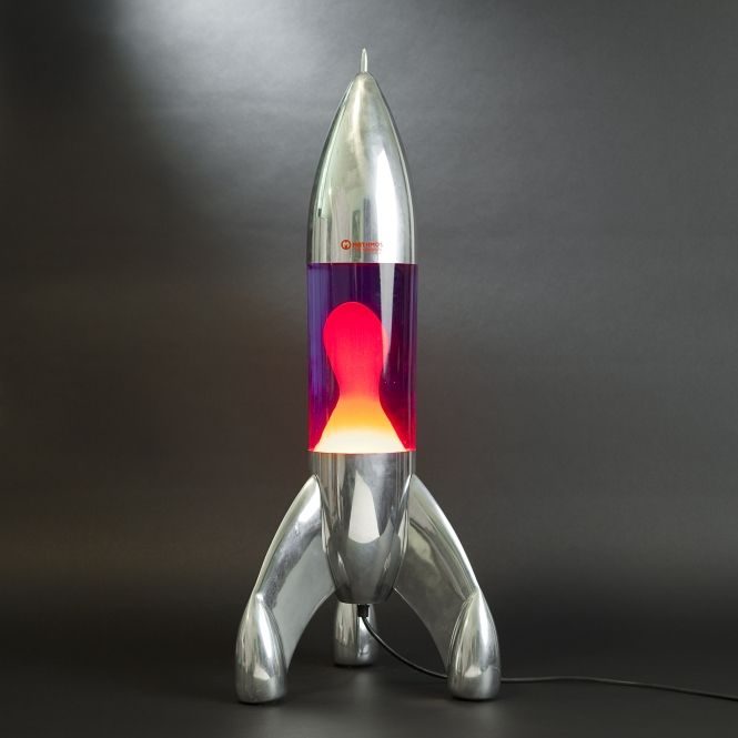 rocket ship lamp photo - 4