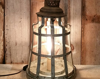 rustic desk lamp photo - 10