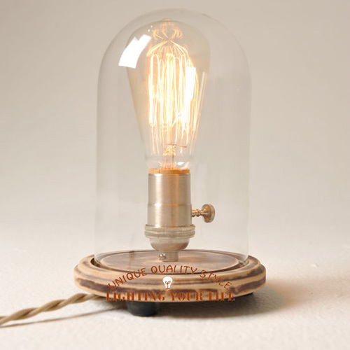 rustic desk lamp photo - 9