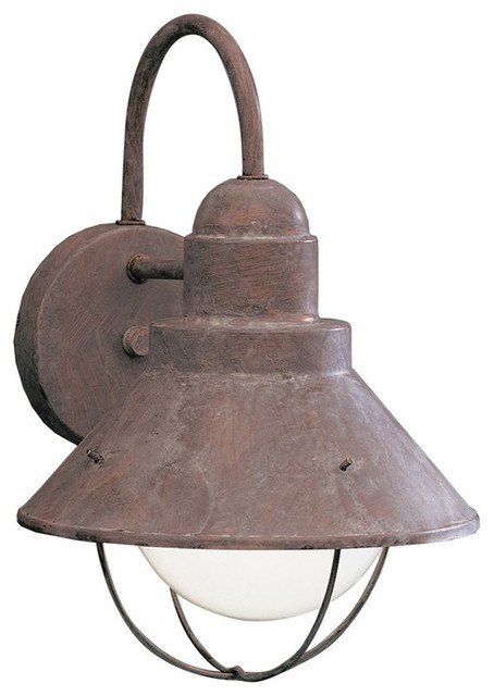 rustic outdoor lights photo - 5