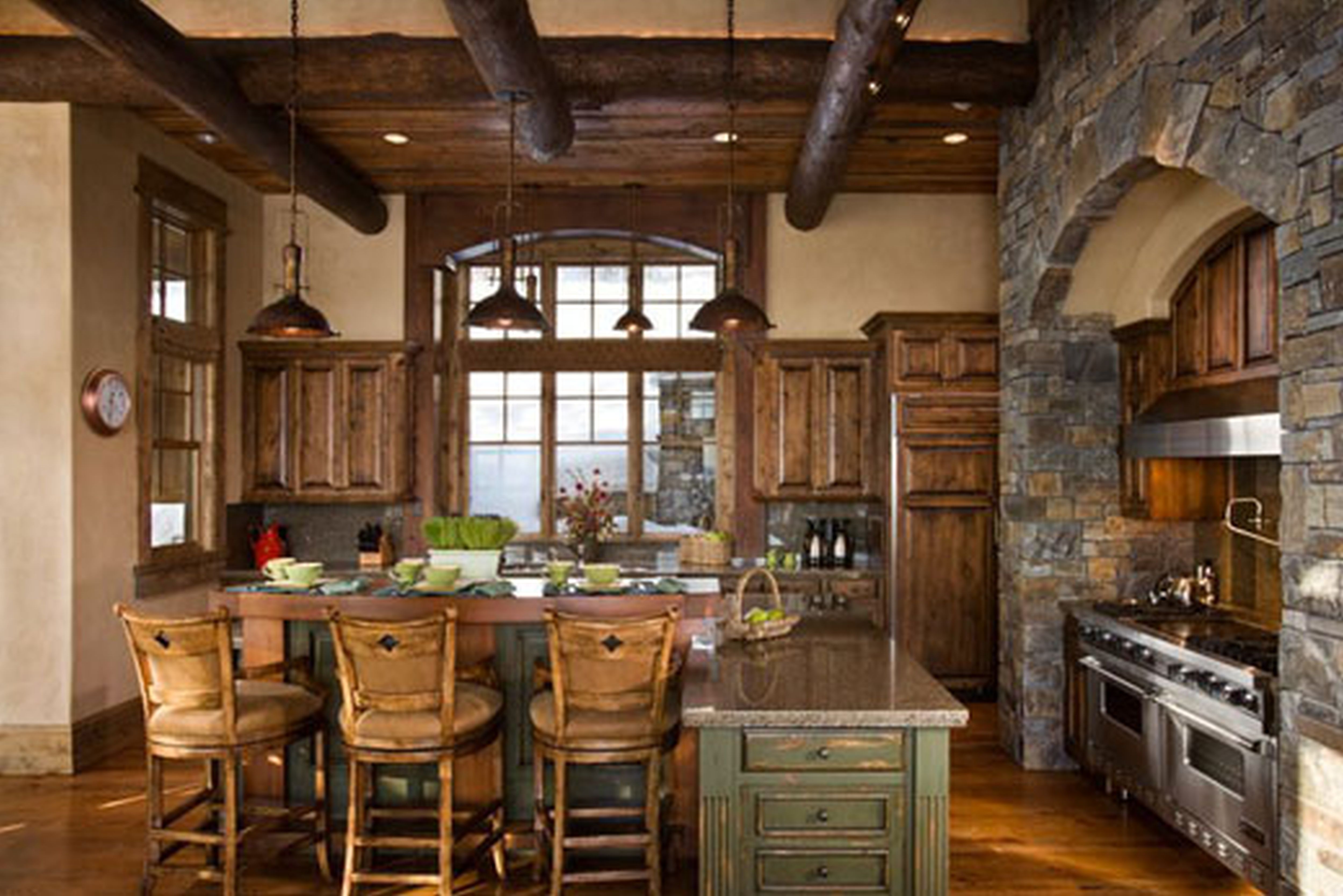 rustic wall lighting for kitchen