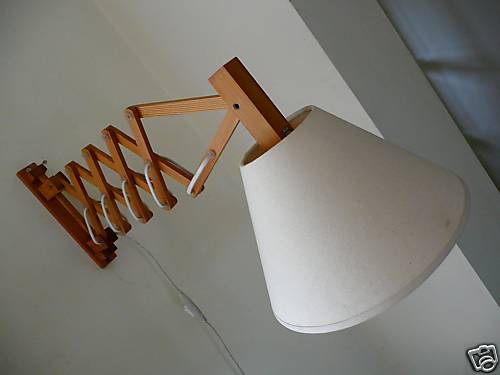 scissor wall lamp photo - 1