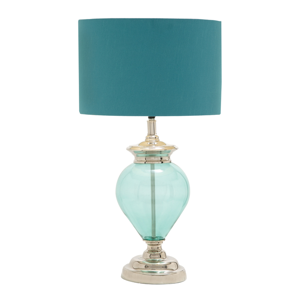 sea glass table lamp photo - 6