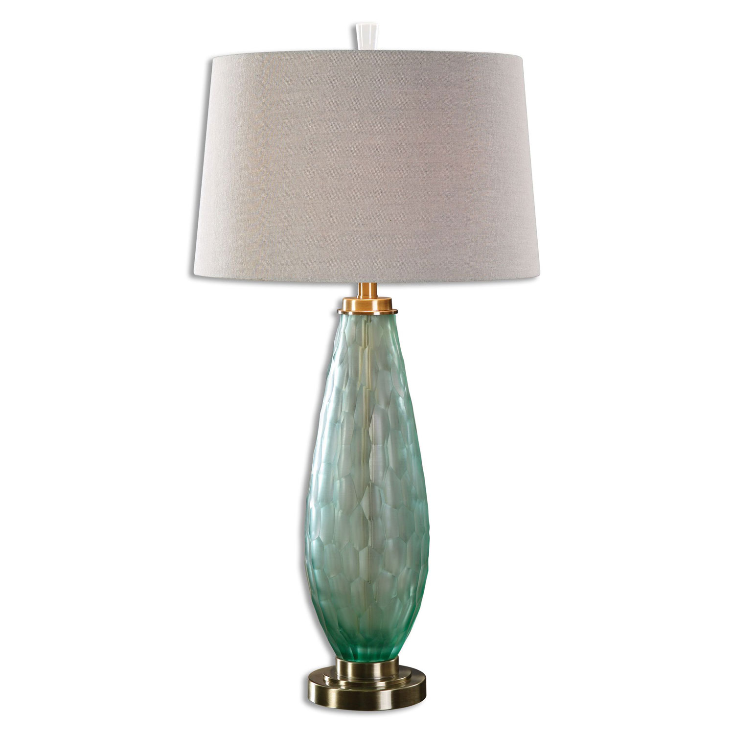 sea glass table lamp photo - 8