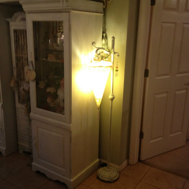 shabby chic floor lamps photo - 5