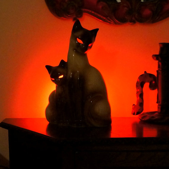 siamese cat lamp photo - 8