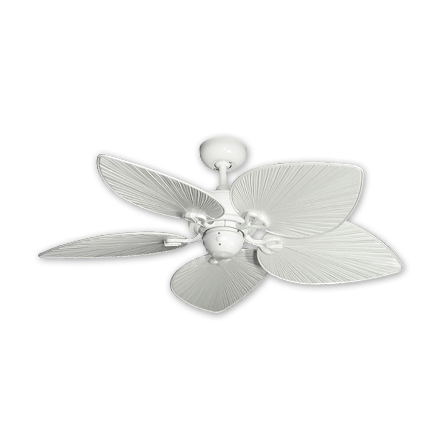 small white ceiling fans photo - 2