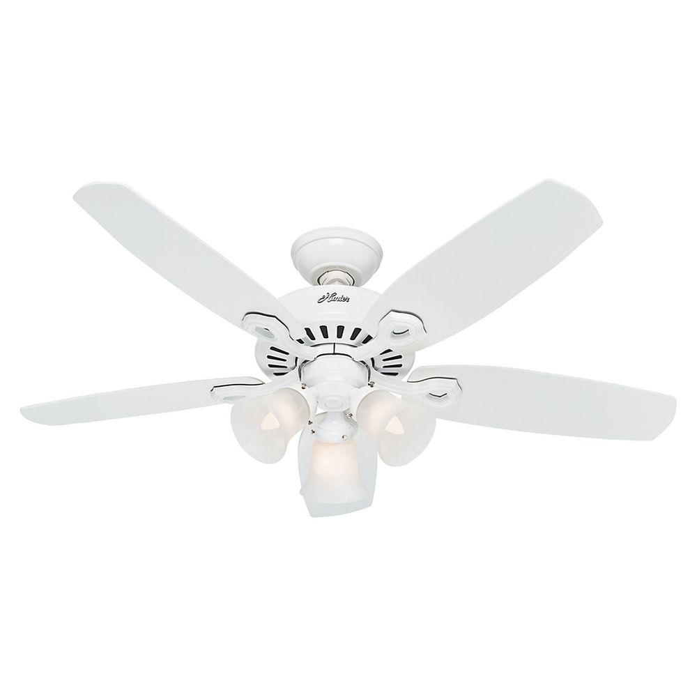 small white ceiling fans photo - 8