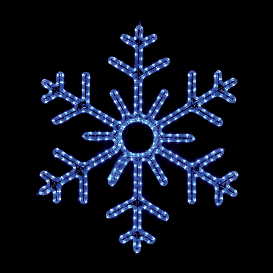 snowflake lights outdoor photo - 2