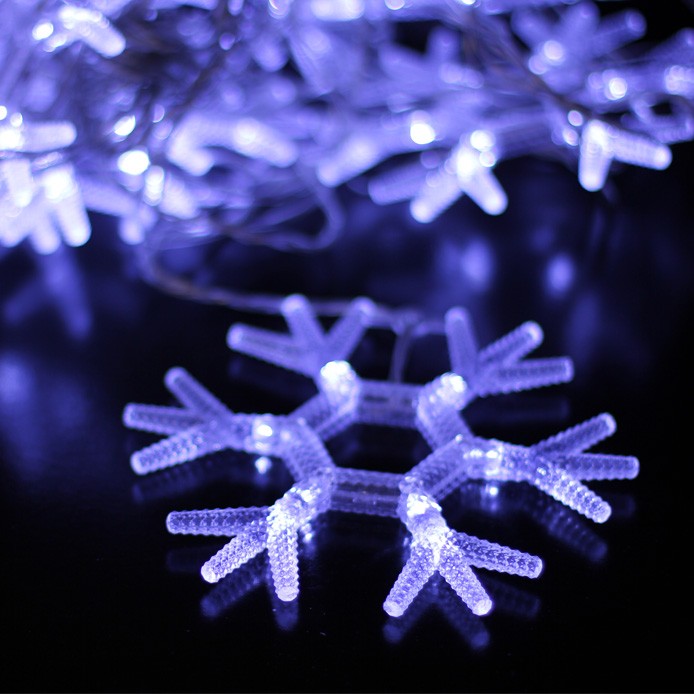 snowflake lights outdoor photo - 7