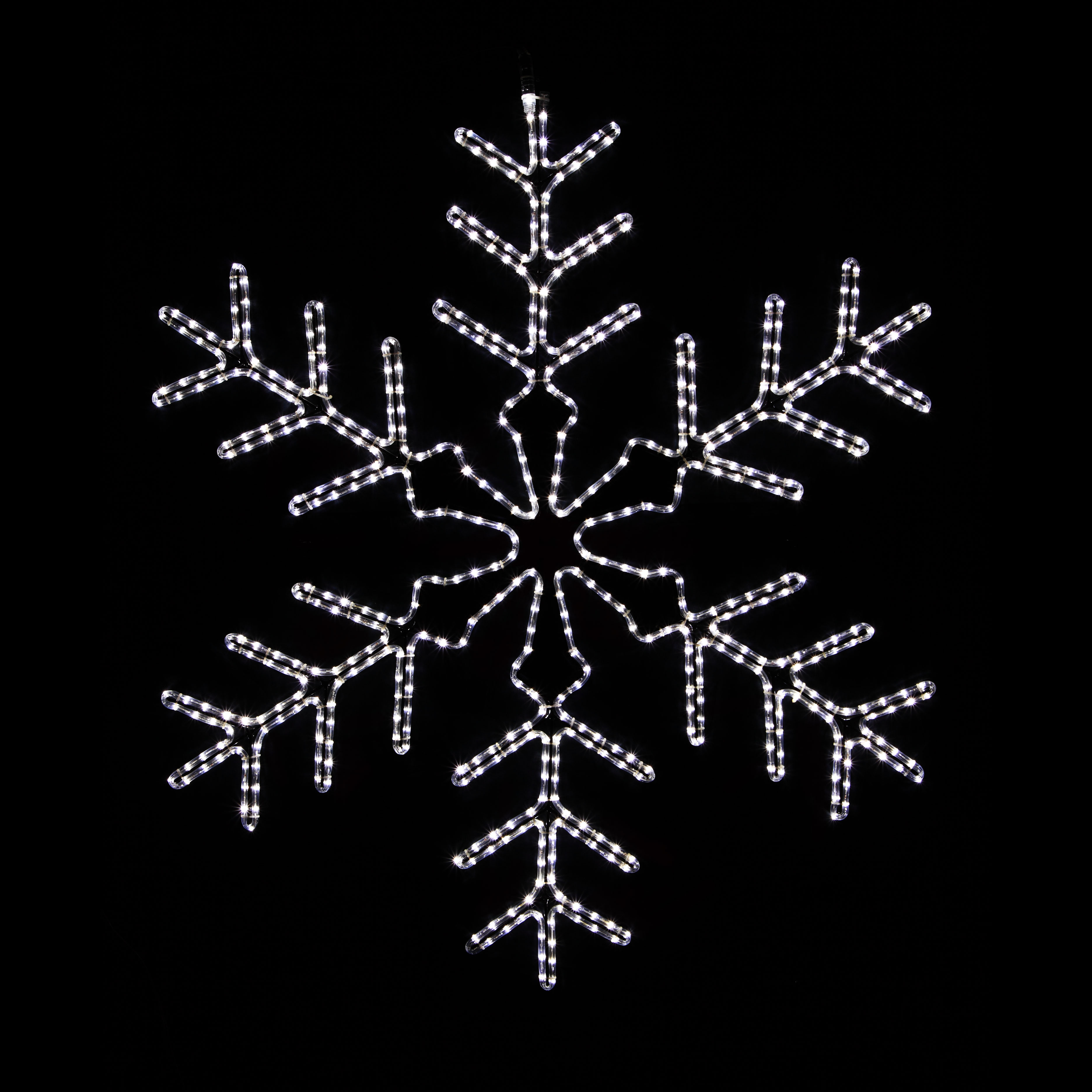 snowflake lights outdoor photo - 8