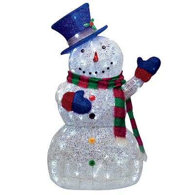 snowman outdoor lights photo - 3