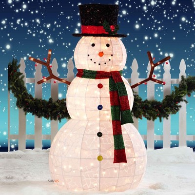 snowman outdoor lights photo - 9