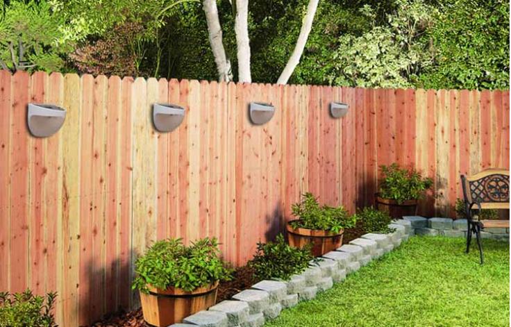 solar powered outdoor wall lights photo - 10