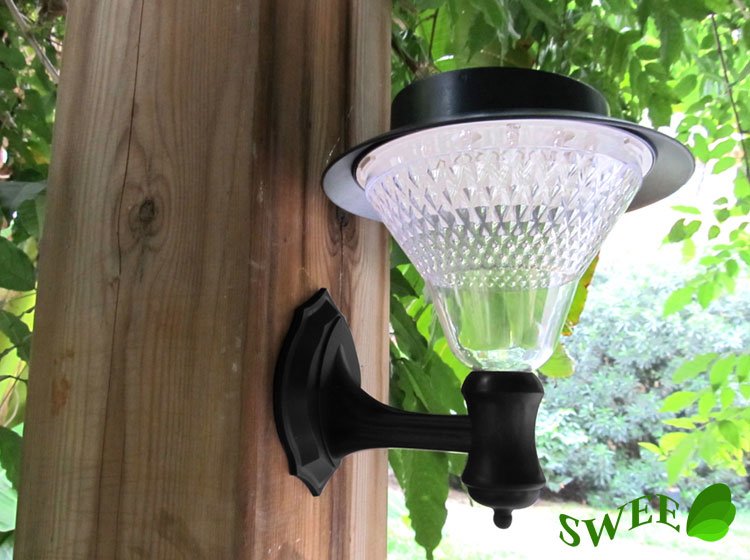 solar powered outdoor wall lights photo - 4