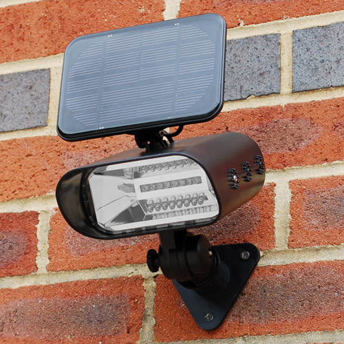 solar powered outdoor wall lights photo - 8