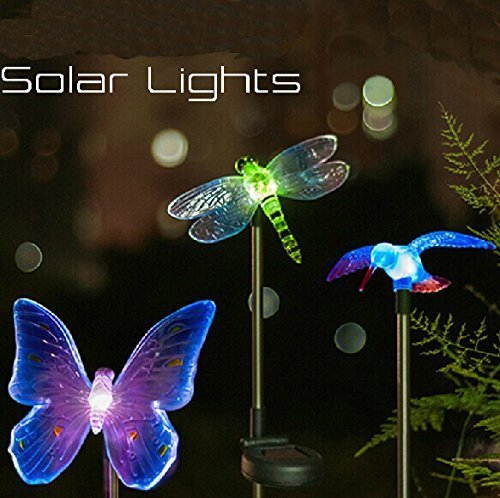 solar stake lights outdoor photo - 2