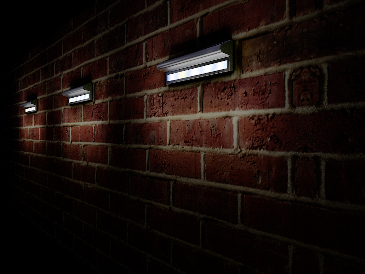 solar wall lights photo - 4