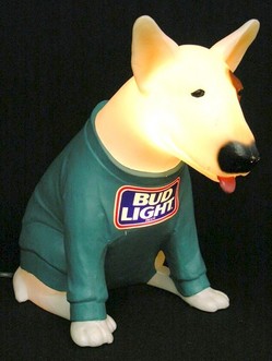 spuds mackenzie lamp photo - 2