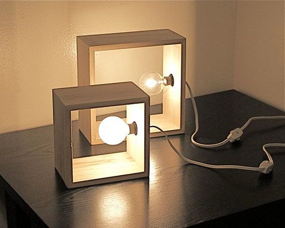 square table lamps photo - 2