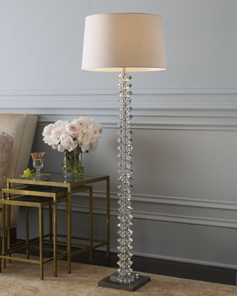 stacked ball floor lamp photo - 1