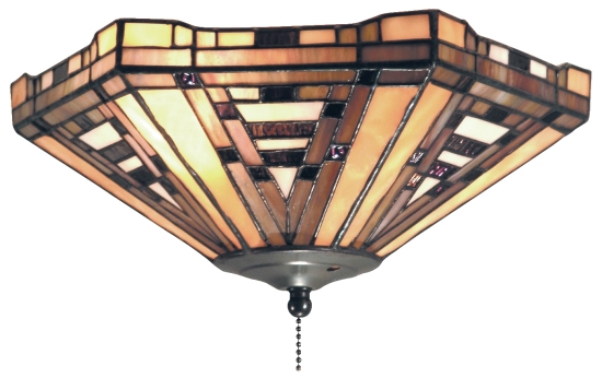 Add Decor And Lighting To Your Room Using Stained Glass Ceiling Fan