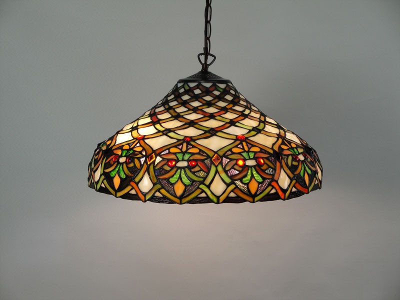 stained glass ceiling lamps photo - 1