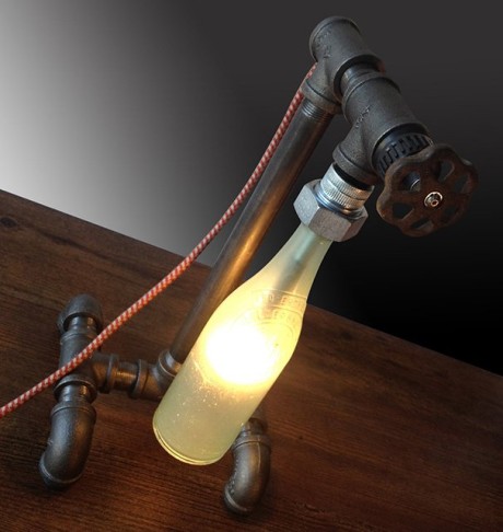 steampunk desk lamp photo - 2